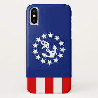 Nautical American Yacht Flag Anchor