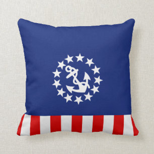 Nautical American Yacht Flag Decor Cushion