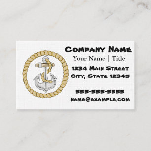 Nautical Anchor 2 Business Card