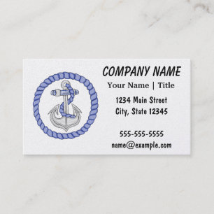 Nautical Anchor 2 Business Card
