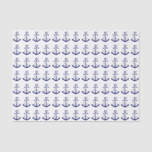 Nautical Anchor and Rope Tissue Paper
