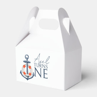 Nautical Anchor Birthday Party bag box