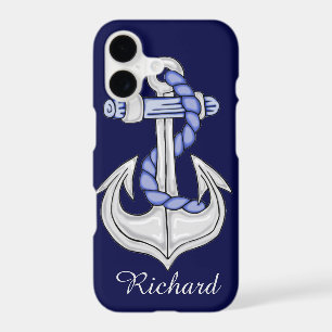 Nautical Anchor Blue