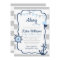Nautical Anchor Blue Boy Baby Shower Invitation