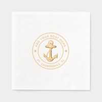 Nautical Anchor Boat Name Custom