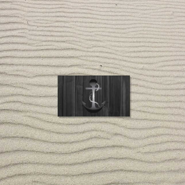 Nautical Anchor Business Card (Creator Uploaded)
