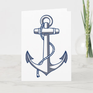 Nautical Anchor Card