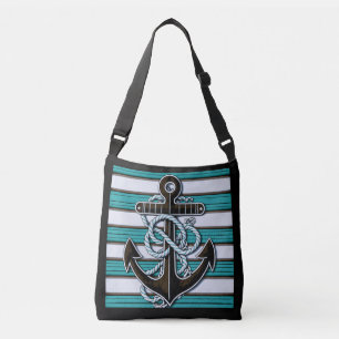 Nautical Anchor Crossbody Bag