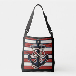 Nautical Anchor Crossbody Bag