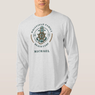 Nautical Anchor Family Matching Custom Sailing T-Shirt