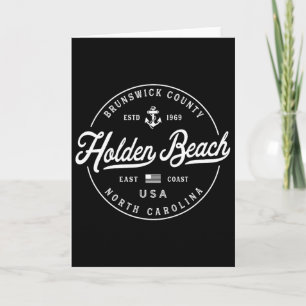 Nautical Anchor Holden Beach North Carolina Travel Card