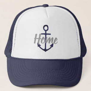 nautical ANCHOR HOME   Trucker Hat