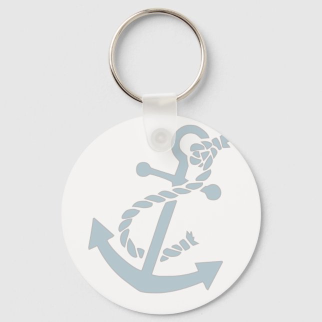 Nautical Anchor Key Ring (Front)