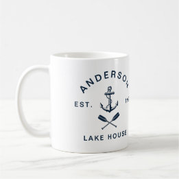 Nautical Anchor Lake House: Summer Family Vacation Coffee Mug