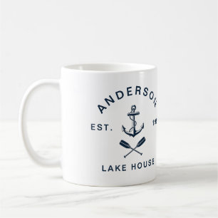 Nautical Anchor Lake House: Summer Family Vacation Coffee Mug