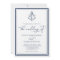 Nautical Anchor Monogram Frame Navy Wedding