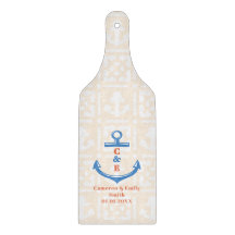 Nautical Anchor Monogrammed Paddle