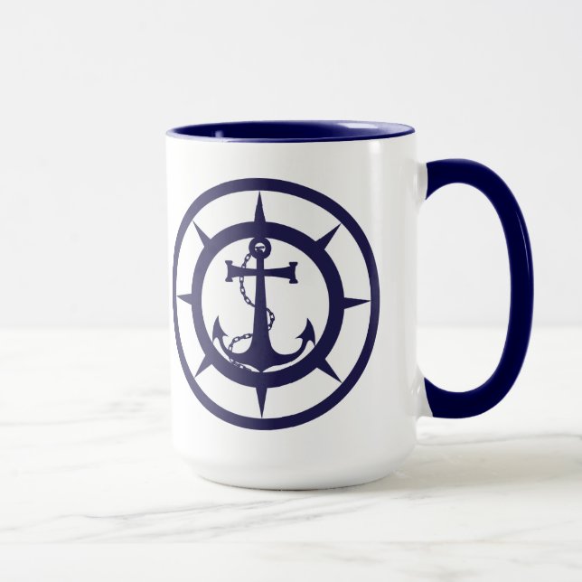 Nautical Anchor Mug (Right)