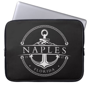 Nautical Anchor Naples Florida 1997 Laptop Sleeve