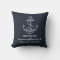 Nautical Anchor Navy Blue Beach or Lake