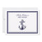 Nautical Anchor Navy Blue Framed 2H Baby Shower