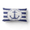 Nautical Anchor Navy Blue Stripes Family Name