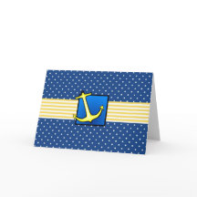Nautical Anchor Note Card