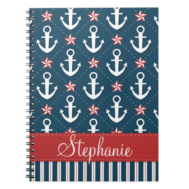 Nautical Anchor Notebook (Front)