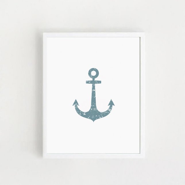 Nautical Anchor, Nursery Wall Art Poster (Creator Uploaded)