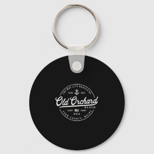 Nautical Anchor Old Orchard Beach Maine Travel Vac Key Ring