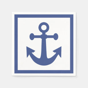 Nautical Anchor paper napkins