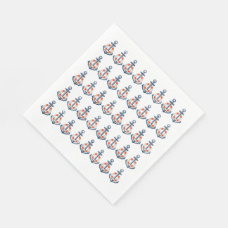 Nautical Anchor Paper Napkins