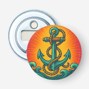 Nautical Anchor Pop Art Bottle Opener