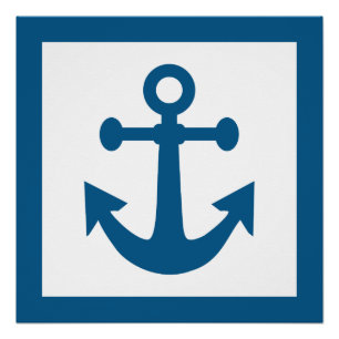 Nautical Anchor poster