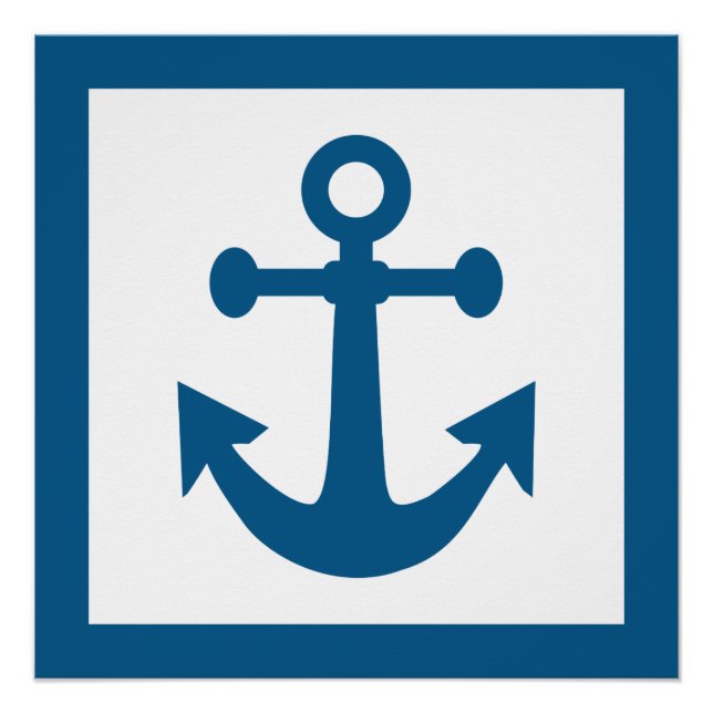 Nautical Anchor poster (Front)