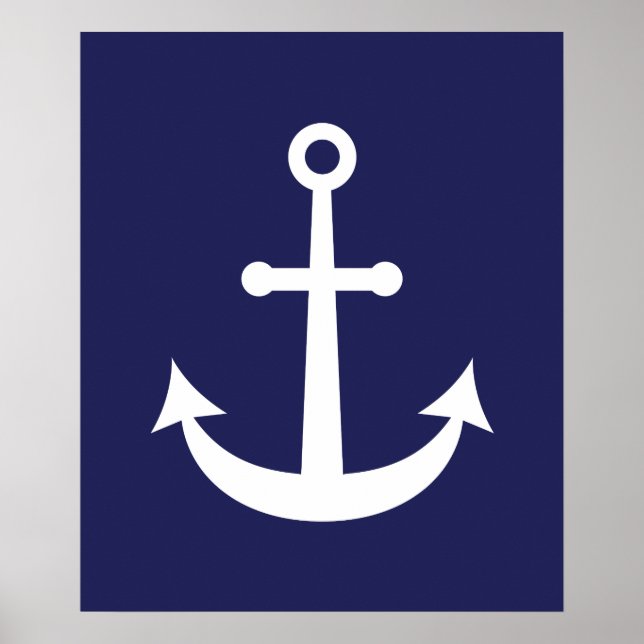 Nautical Anchor Poster (Front)