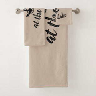 nautical ANCHOR + ROPE   Bath Towel Set