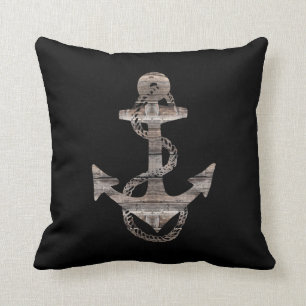 nautical ANCHOR + ROPE   Cushion