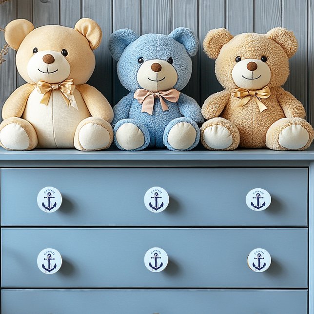 Nautical, Anchor Rope Custom Ceramic Knob (Creator Uploaded)