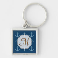 Nautical Anchor Sail Sailing Boat Ore Key Chain