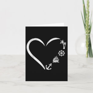 Nautical Anchor Sailors Boaters & Yachting Lov Card