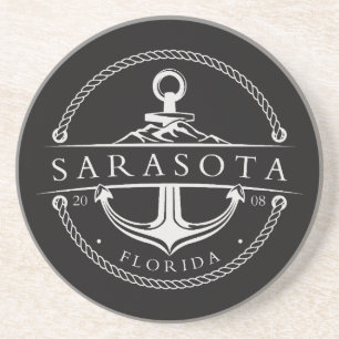 Nautical Anchor Sarasota Florida 2008 Coaster