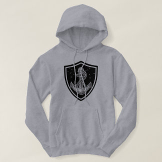 Nautical Anchor Shield Fishing Hoodie