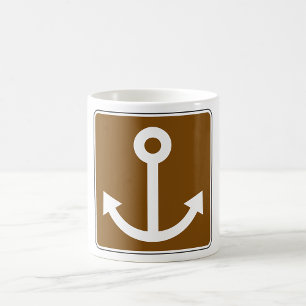 Nautical Anchor Sign Coffee Mug