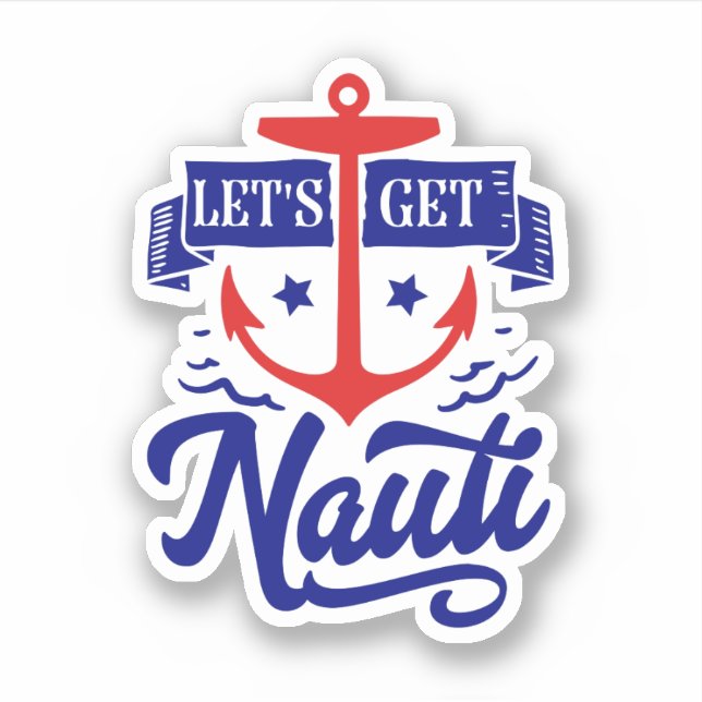 Nautical Anchor Sticker (Front)