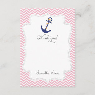 Nautical Anchor Thank You Card