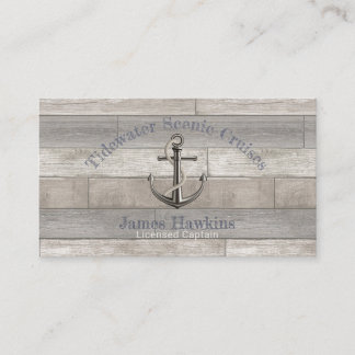 Nautical Anchor w/Rope Business Card