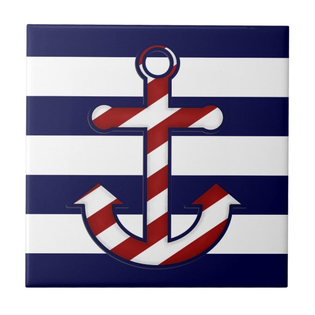 Nautical Anchor Wall Tile (Front)