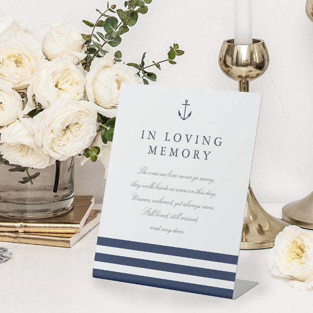 Nautical Anchor Wedding Memorial Sign (Creator Uploaded)