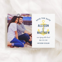 Nautical Anchor Yellow Photo Wedding